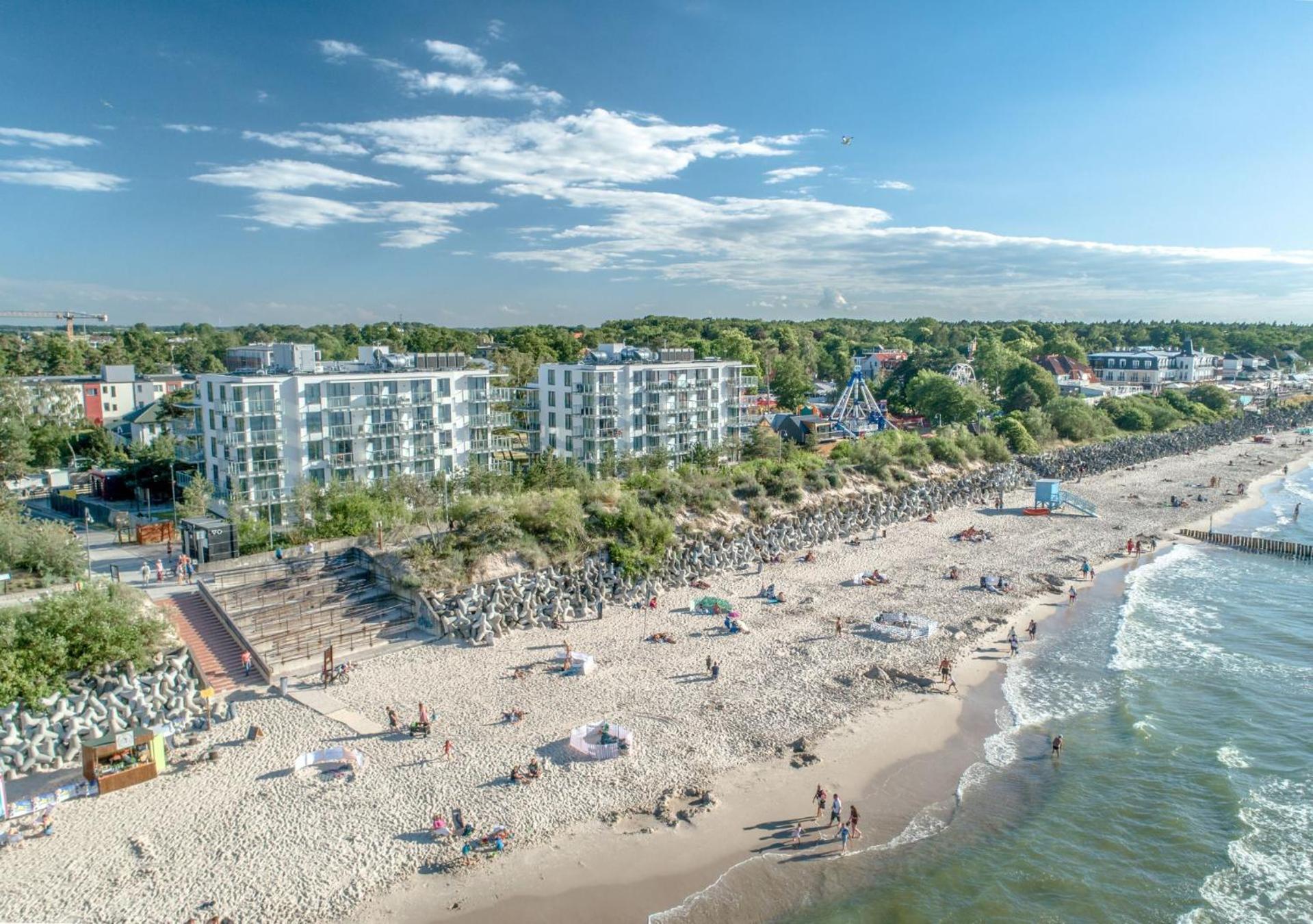 Jantaris Mielno Apartamenty Przy Plazy Eksteriør billede